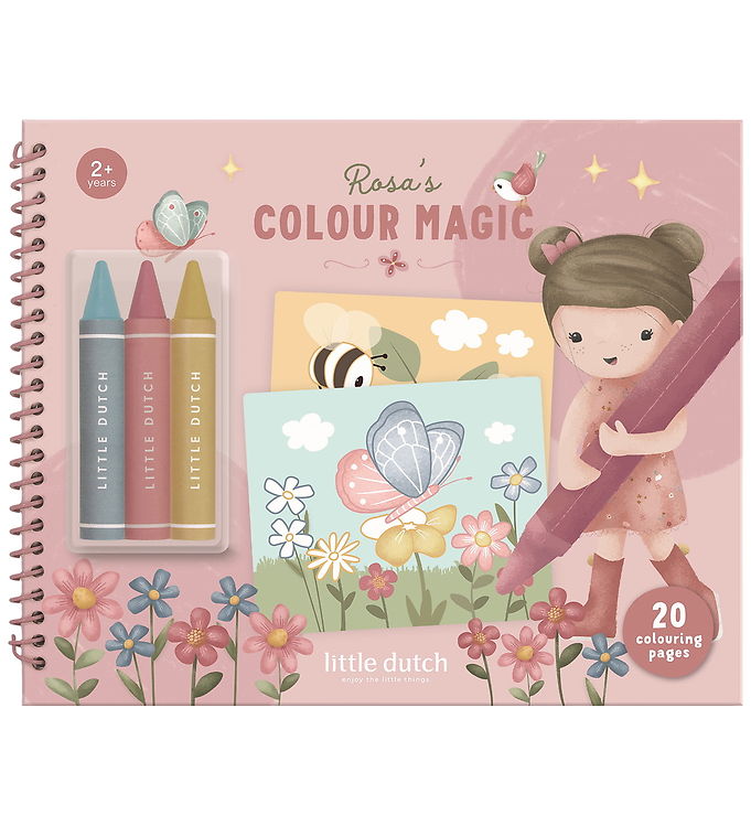 Little Dutch Malebog - Rosa