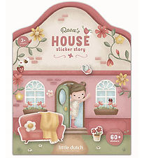 Little Dutch Bog m. Klistermærker - Rosa