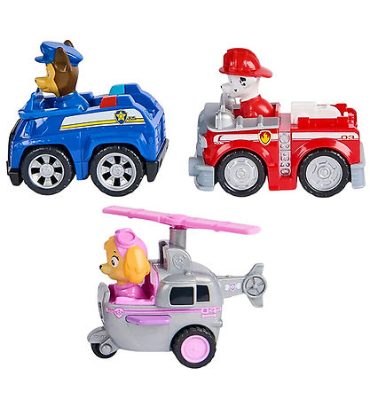 Paw Patrol Biler - Core Rescue Racer - 3-pak