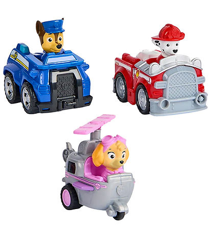 Paw Patrol Biler - Core Rescue Racer - 3-pak