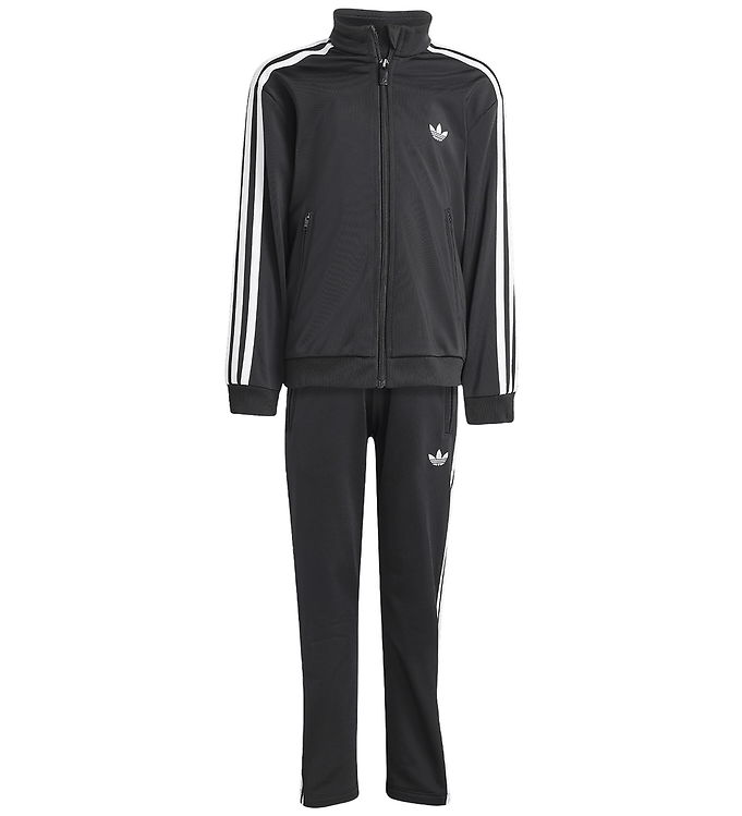 adidas Originals Træningssæt - Firebird TS - Sort/Hvid