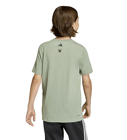 adidas Performance T-Shirt - J MC TR TEE - SILGRN