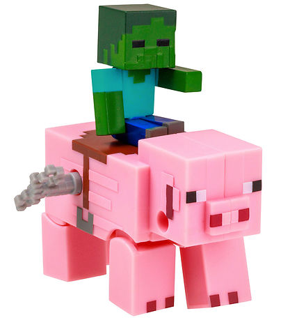 Minecraft Figure - 3D Wind-Up Toy - 2-pak - Assorteret