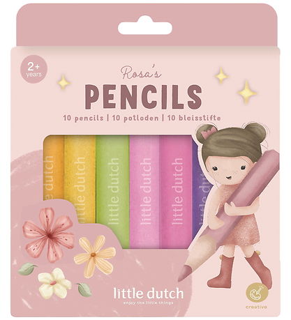 Little Dutch Colouring Pencils - Pink