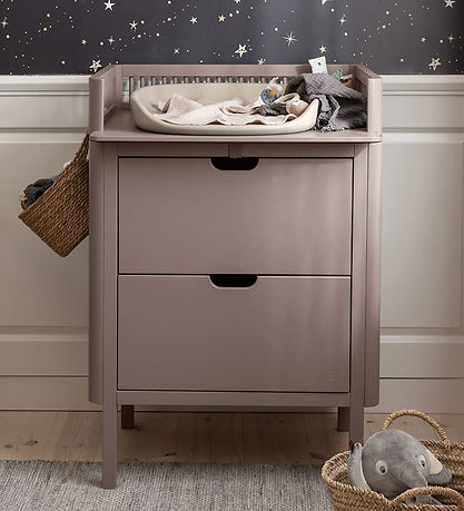 Sebra Puslebord m. Skuffer - Jetty Beige