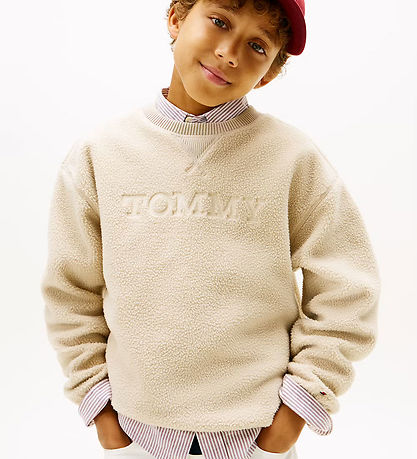 Tommy Hilfiger Fleecetrøje - Polar Fleece - Gulf Sand/ Beige