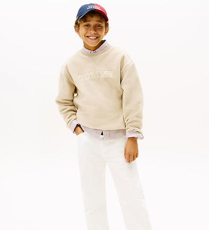 Tommy Hilfiger Fleecetrøje - Polar Fleece - Gulf Sand/ Beige