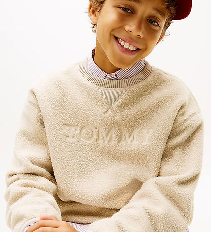 Tommy Hilfiger Fleecetrøje - Polar Fleece - Gulf Sand/ Beige
