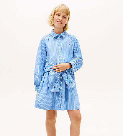 Tommy Hilfiger Skjortekjole - Ithica - Light Powdery Blue