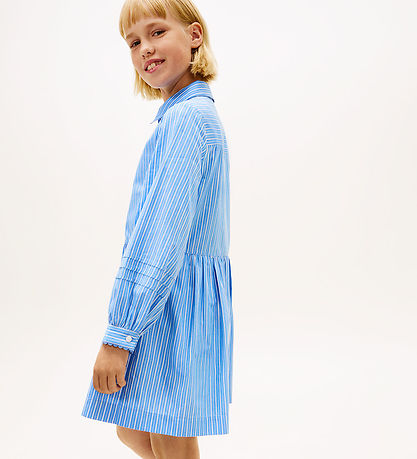 Tommy Hilfiger Skjortekjole - Ithica - Light Powdery Blue