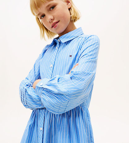 Tommy Hilfiger Skjortekjole - Ithica - Light Powdery Blue