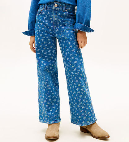 Tommy Hilfiger Jeans - Wide Leg - Flower - Light Denim