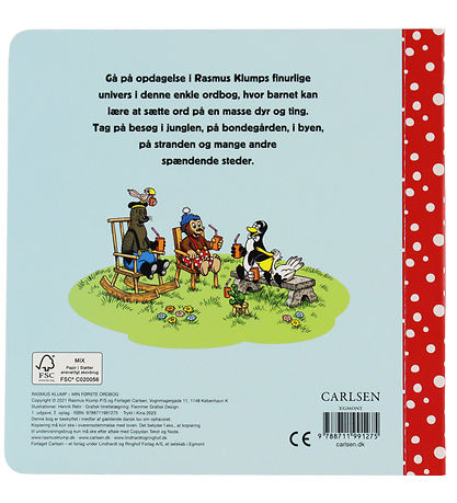 Forlaget Carlsen Bog - Rasmus Klump - Min Første Ordbog