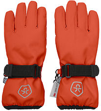 Color Kids Handsker - Waterproff - Tangerine Tango