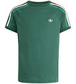 adidas Originals T-shirt - 3S - Drkgrn/White