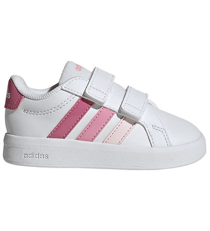 adidas Performance Sko - Grand Court 3.0 CF - Ftwwht/Pnkfus/Blip