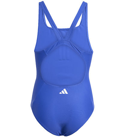 adidas Performance Badedragt - 3S Mid Suit Gy - Selubl/White