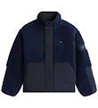 Tommy Hilfiger Fleece Jacket - Teddy - Dark Night Blue