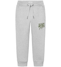 Les Deux Sweatpants - Goods - Snow Melange/Chive Green