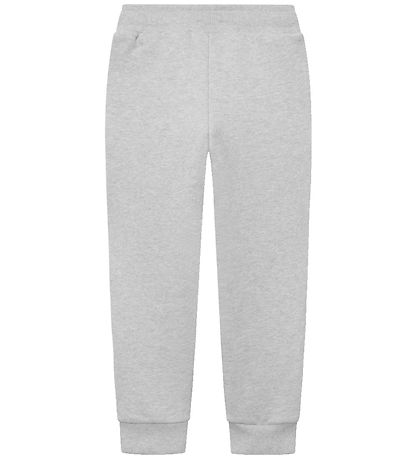 Les Deux Sweatpants - Varor - Snow Melerad/Gräslök Green