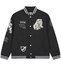 Les Deux Bomber Jacket - Yale - Wool - Black/Black