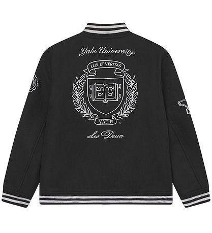 Les Deux Bomber Jacket - Yale - Wool - Black/Black