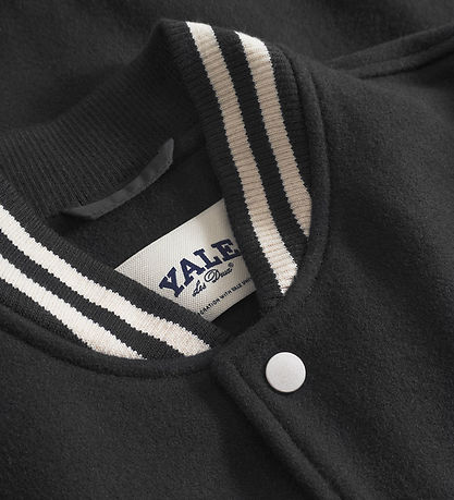 Les Deux Bomber Jacket - Yale - Wool - Black/Black