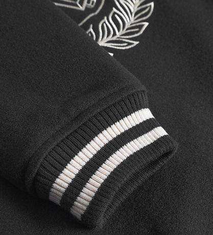 Les Deux Bomber Jacket - Yale - Wool - Black/Black