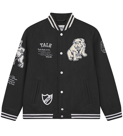 Les Deux Bomber Jacket - Yale - Wool - Black/Black