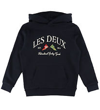 Les Deux Hættetrøje - Ivy League - Sort