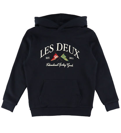 Les Deux Hættetrøje - Ivy League - Black/Black