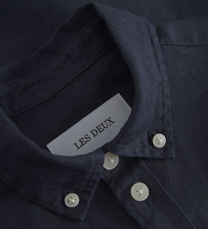 Les Deux Skyrta - Kristian - Dark Dökkblátt