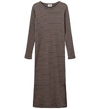 Sofie Schnoor Kjole - Facitasy - Rib - Brown striped