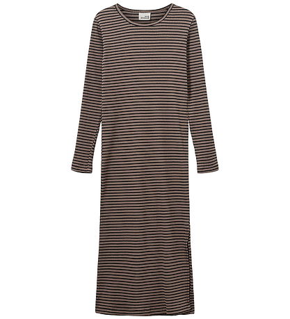 Sofie Schnoor Kjole - Facitasy - Rib - Brown striped