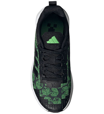 adidas Performance sko - Minecraft Fortarun - Cblack/Cblack/Ftww