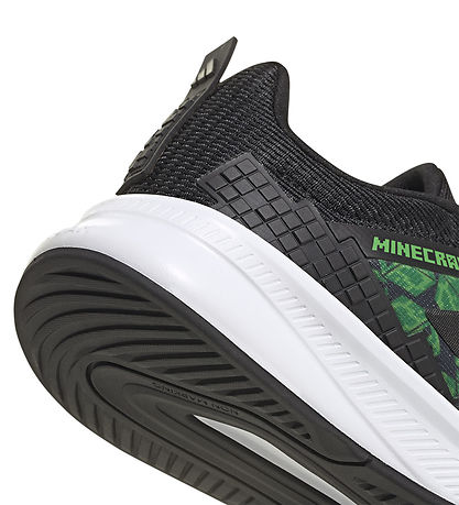 adidas Performance sko - Minecraft Fortarun - Cblack/Cblack/Ftww