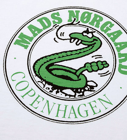 Mads Nørgaard T-shirt - Theo - Snow White/Snake