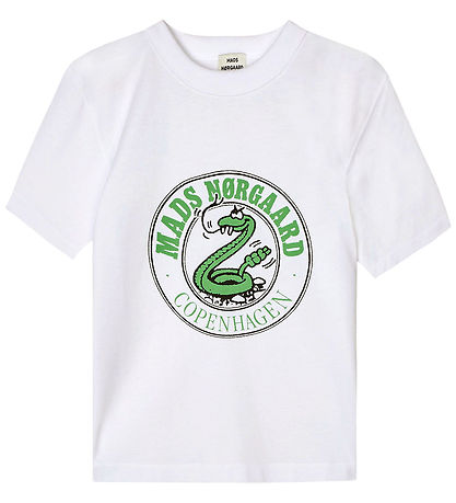 Mads Nørgaard T-shirt - Theo - Snow White/Snake