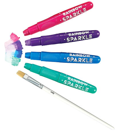Ooly Farvekridt - Rainbow Sparkle Watercolor Metallic - 12 stk