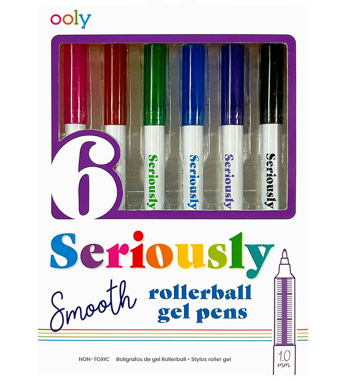 Ooly Kuglepenne - 6 stk. - Seriously Smooth