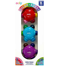 Ooly Kreidefarben - Easy Grip Colour Burst - 3 st.