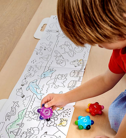 Ooly Farvekridt - Easy Grip Colour Burst - 3 stk