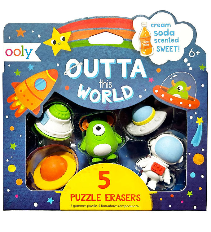 Ooly Viskelæder m. Duft - 5 stk. - Outta This World Soda
