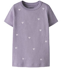 Name It Bluse - Noos - Rib - NmfNakal - Lavender Gray