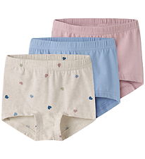 Name It Hipsters - Noos - 3-pak - NmfTights - Peyote Melange/Mau