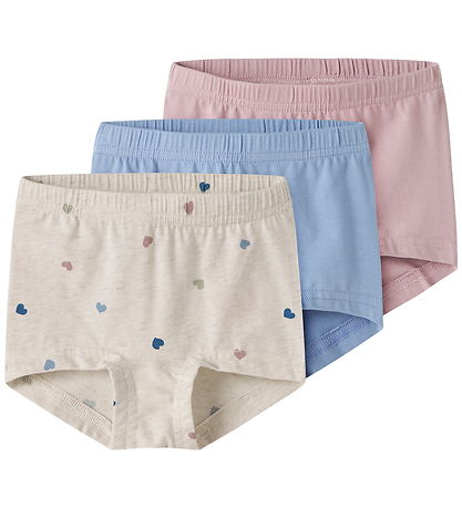 Name It Hipsters - Noos - 3-pak - NmfTights - Peyote Melange/Mau