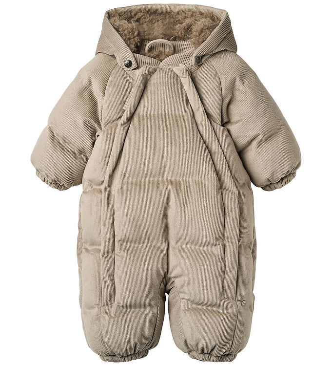 Wheat Flyverdragt - Fløjl - Nallo - Grey Stone