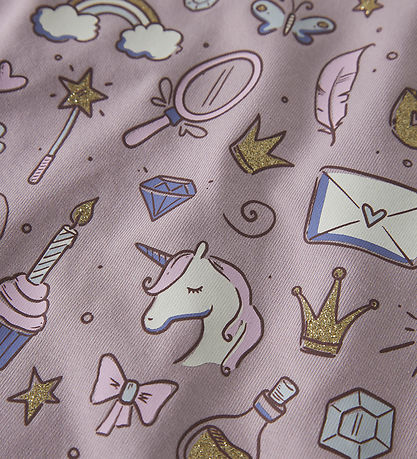 Name It Bluse - 2-pak - NmfVix - Dawn Pink/Navy Blazer