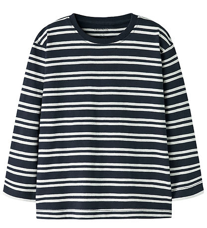 Name It Bluse - 2-pak - NmmVaksel - Navy Blazer/Urban Chic