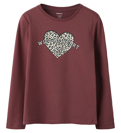 Name It Bluse - 2-pak - NkfVix - Oxblood Red/Pumice Stone